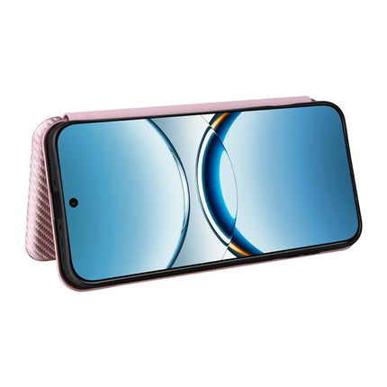 For Oppo Find X8 5G Case Carbon Fiber Texture Drop-Proof PU Leather Phone Cover