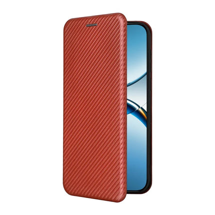 For Oppo Find X8 5G Case Carbon Fiber Texture Drop-Proof PU Leather Phone Cover