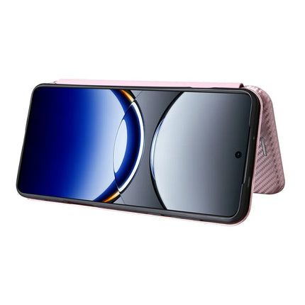 For Oppo Find X8 Pro 5G Case Carbon Fiber Texture Drop-Proof PU Leather Phone Cover