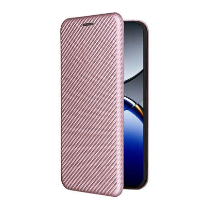 For Oppo Find X8 Pro 5G Case Carbon Fiber Texture Drop-Proof PU Leather Phone Cover