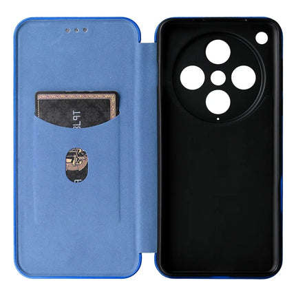 For Oppo Find X8 Pro 5G Case Carbon Fiber Texture Drop-Proof PU Leather Phone Cover