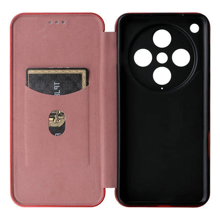 For Oppo Find X8 Pro 5G Case Carbon Fiber Texture Drop-Proof PU Leather Phone Cover