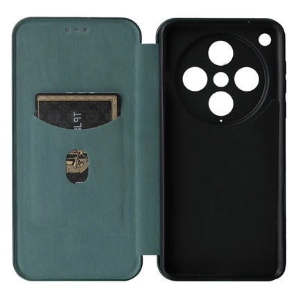 For Oppo Find X8 Pro 5G Case Carbon Fiber Texture Drop-Proof PU Leather Phone Cover