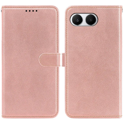 For OnePlus Nord 4 Leather Case Litchi Texture Wallet RFID Blocking Phone Cover - Rose Gold