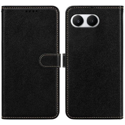For OnePlus Nord 4 Leather Case Litchi Texture Wallet RFID Blocking Phone Cover - Black