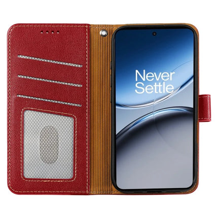 For OnePlus Nord 4 Leather Case Litchi Texture Wallet RFID Blocking Phone Cover