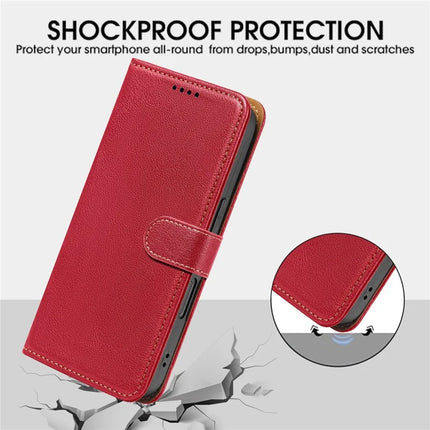 For OnePlus Nord 4 Leather Case Litchi Texture Wallet RFID Blocking Phone Cover
