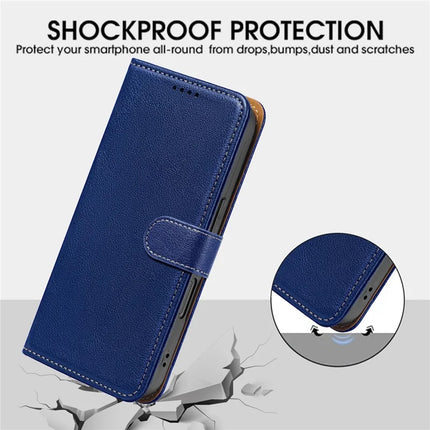 For OnePlus Nord 4 Leather Case Litchi Texture Wallet RFID Blocking Phone Cover