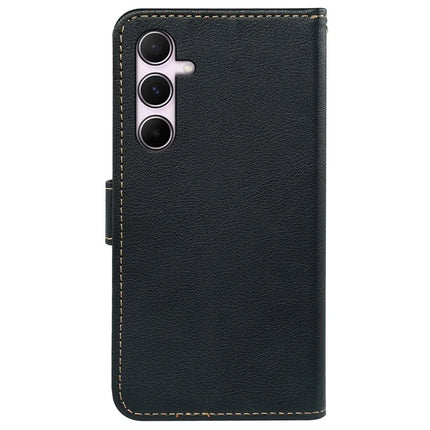 For Samsung Galaxy A06s Leather Case Litchi Texture Wallet RFID Blocking Phone Cover