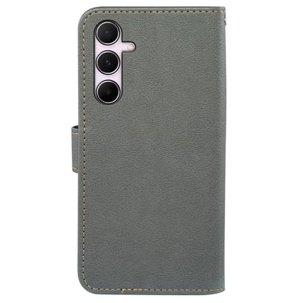 For Samsung Galaxy A06s Leather Case Litchi Texture Wallet RFID Blocking Phone Cover