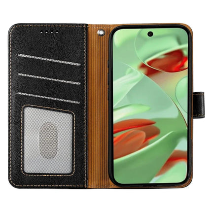 For Google Pixel 9 Pro  /  Pixel 9 Leather Case Litchi Texture Wallet RFID Blocking Phone Cover