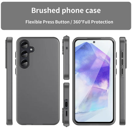 For Samsung Galaxy A55 5G Case TPU + PC Phone Back Cover Matte Translucent Design
