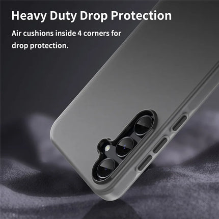 For Samsung Galaxy A55 5G Case TPU + PC Phone Back Cover Matte Translucent Design