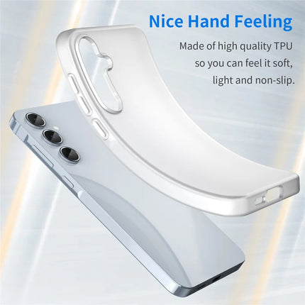 For Samsung Galaxy A55 5G Case TPU + PC Phone Back Cover Matte Translucent Design