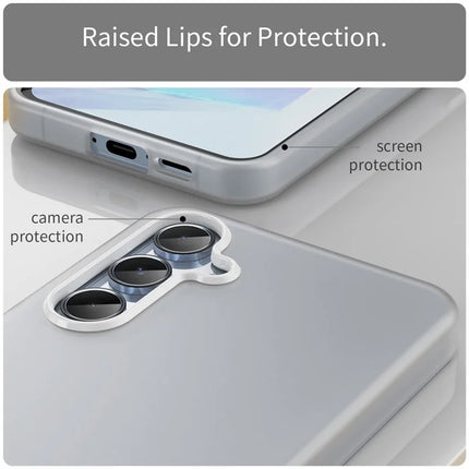 For Samsung Galaxy A55 5G Case TPU + PC Phone Back Cover Matte Translucent Design