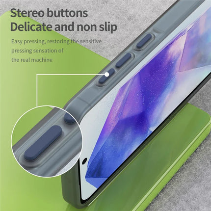 For Samsung Galaxy A55 5G Case TPU + PC Phone Back Cover Matte Translucent Design