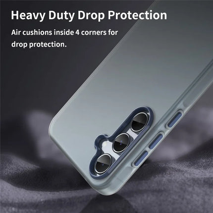 For Samsung Galaxy A55 5G Case TPU + PC Phone Back Cover Matte Translucent Design