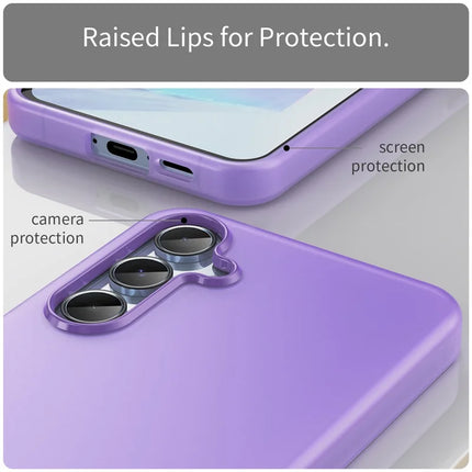 For Samsung Galaxy A55 5G Case TPU + PC Phone Back Cover Matte Translucent Design