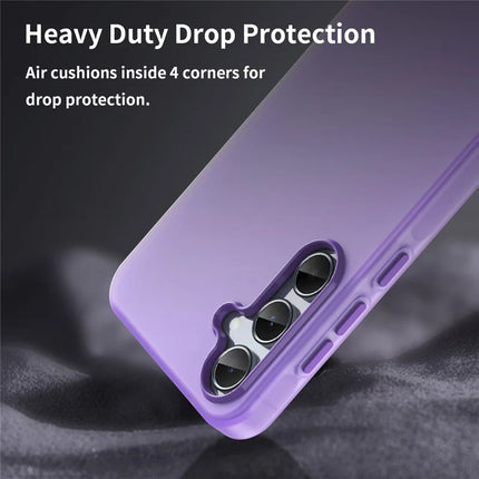 For Samsung Galaxy A55 5G Case TPU + PC Phone Back Cover Matte Translucent Design