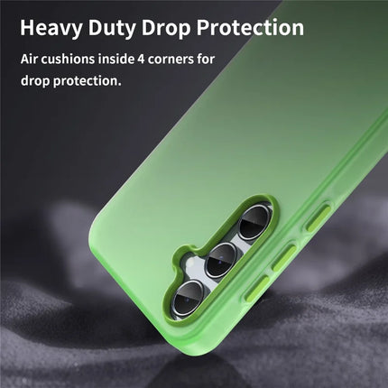For Samsung Galaxy A55 5G Case TPU + PC Phone Back Cover Matte Translucent Design
