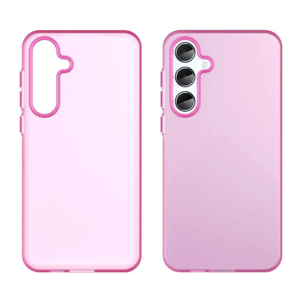 For Samsung Galaxy A55 5G Case TPU + PC Phone Back Cover Matte Translucent Design