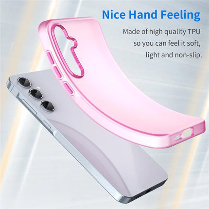 For Samsung Galaxy A55 5G Case TPU + PC Phone Back Cover Matte Translucent Design
