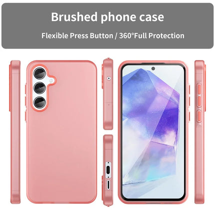 For Samsung Galaxy A55 5G Case TPU + PC Phone Back Cover Matte Translucent Design