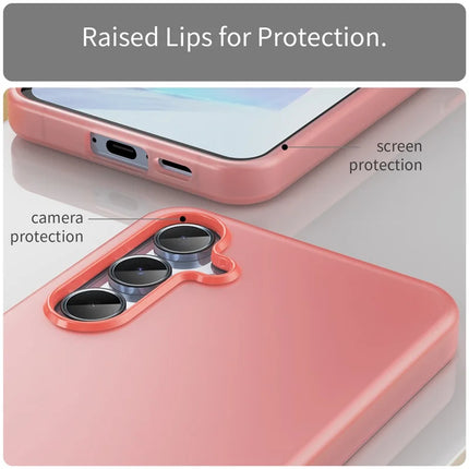 For Samsung Galaxy A55 5G Case TPU + PC Phone Back Cover Matte Translucent Design