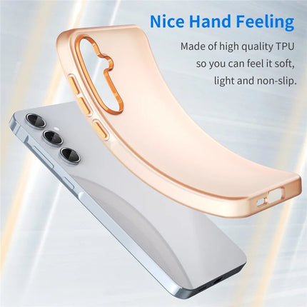 For Samsung Galaxy A55 5G Case TPU + PC Phone Back Cover Matte Translucent Design
