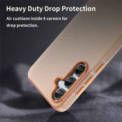 For Samsung Galaxy A55 5G Case TPU + PC Phone Back Cover Matte Translucent Design