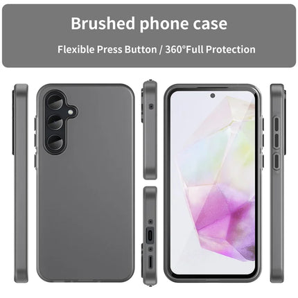 For Samsung Galaxy A35 5G Case TPU + PC Phone Back Cover Matte Translucent Design