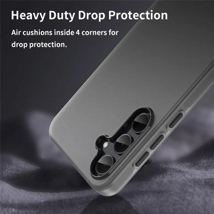 For Samsung Galaxy A35 5G Case TPU + PC Phone Back Cover Matte Translucent Design