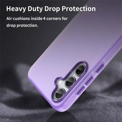 For Samsung Galaxy A35 5G Case TPU + PC Phone Back Cover Matte Translucent Design