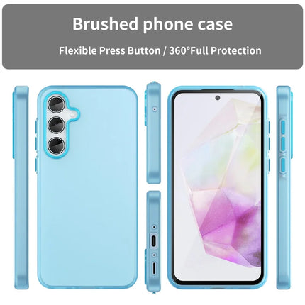 For Samsung Galaxy A35 5G Case TPU + PC Phone Back Cover Matte Translucent Design