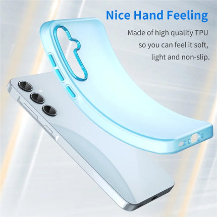 For Samsung Galaxy A35 5G Case TPU + PC Phone Back Cover Matte Translucent Design