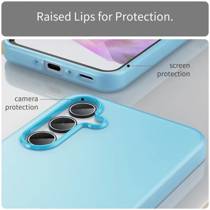 For Samsung Galaxy A35 5G Case TPU + PC Phone Back Cover Matte Translucent Design