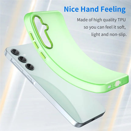 For Samsung Galaxy A35 5G Case TPU + PC Phone Back Cover Matte Translucent Design