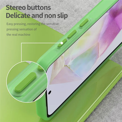 For Samsung Galaxy A35 5G Case TPU + PC Phone Back Cover Matte Translucent Design