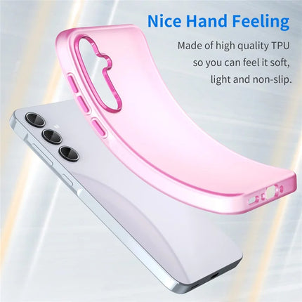 For Samsung Galaxy A35 5G Case TPU + PC Phone Back Cover Matte Translucent Design