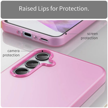 For Samsung Galaxy A35 5G Case TPU + PC Phone Back Cover Matte Translucent Design