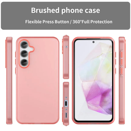 For Samsung Galaxy A35 5G Case TPU + PC Phone Back Cover Matte Translucent Design