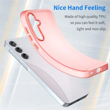 For Samsung Galaxy A35 5G Case TPU + PC Phone Back Cover Matte Translucent Design