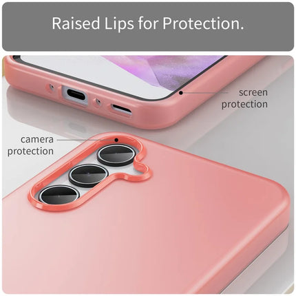 For Samsung Galaxy A35 5G Case TPU + PC Phone Back Cover Matte Translucent Design