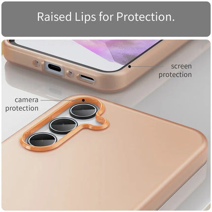 For Samsung Galaxy A35 5G Case TPU + PC Phone Back Cover Matte Translucent Design