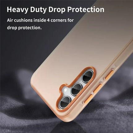 For Samsung Galaxy A35 5G Case TPU + PC Phone Back Cover Matte Translucent Design