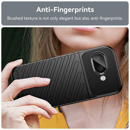 For Google Pixel 9a Case Twill Texture TPU Shockproof Protective Phone Cover