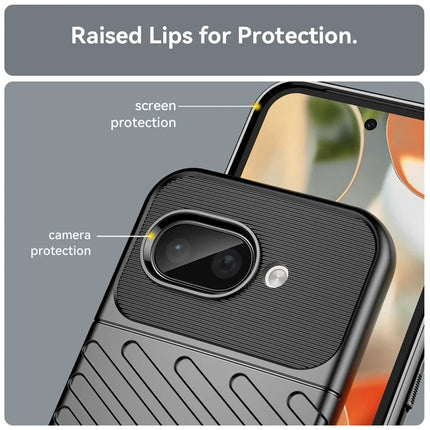 For Google Pixel 9a Case Twill Texture TPU Shockproof Protective Phone Cover