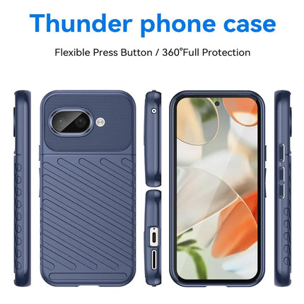 For Google Pixel 9a Case Twill Texture TPU Shockproof Protective Phone Cover