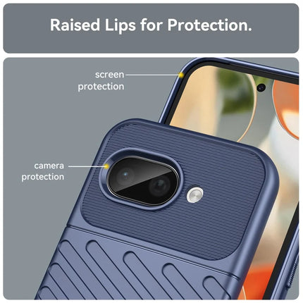 For Google Pixel 9a Case Twill Texture TPU Shockproof Protective Phone Cover