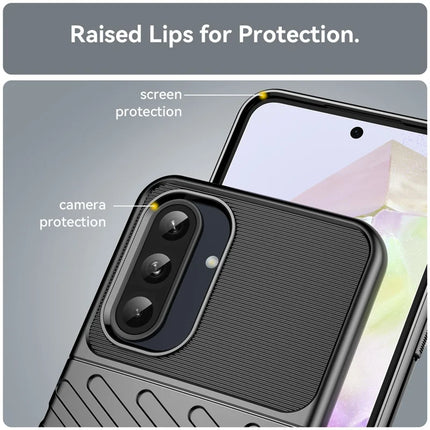 For Samsung Galaxy A36 5G / A56 5G Case Twill Texture TPU Shockproof Protective Phone Cover